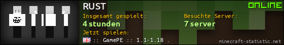 Benutzerleisten 560x90 für RUST