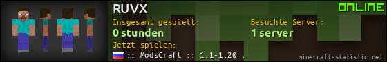 Benutzerleisten 560x90 für RUVX