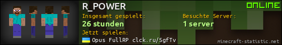 Benutzerleisten 560x90 für R_POWER