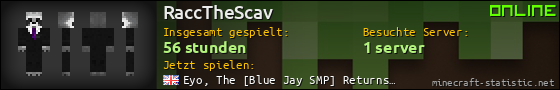 Benutzerleisten 560x90 für RaccTheScav