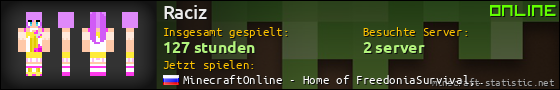 Benutzerleisten 560x90 für Raciz