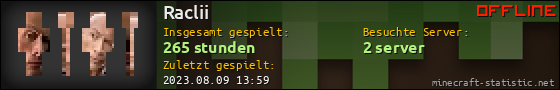 Benutzerleisten 560x90 für Raclii