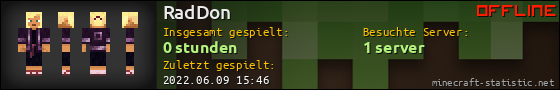 Benutzerleisten 560x90 für RadDon