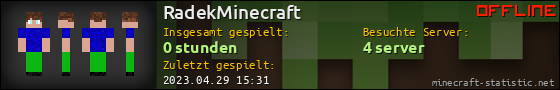 Benutzerleisten 560x90 für RadekMinecraft