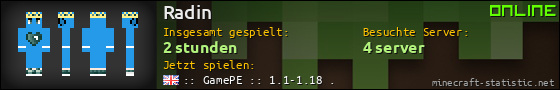 Benutzerleisten 560x90 für Radin