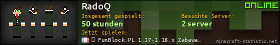Benutzerleisten 560x90 für RadoQ