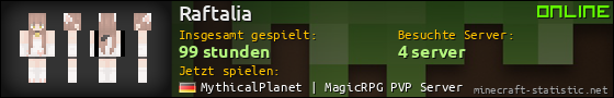 Benutzerleisten 560x90 für Raftalia
