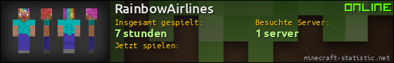 Benutzerleisten 560x90 für RainbowAirlines