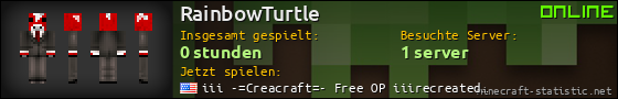 Benutzerleisten 560x90 für RainbowTurtle