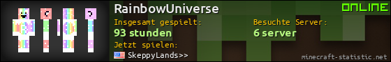 Benutzerleisten 560x90 für RainbowUniverse