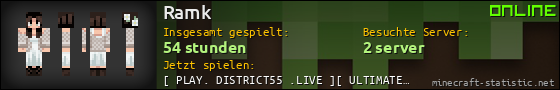 Benutzerleisten 560x90 für Ramk