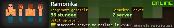 Benutzerleisten 560x90 für Ramonika