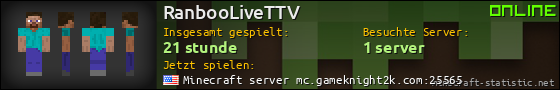 Benutzerleisten 560x90 für RanbooLiveTTV