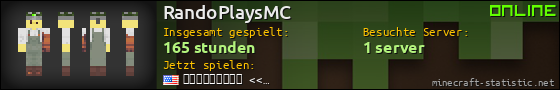 Benutzerleisten 560x90 für RandoPlaysMC