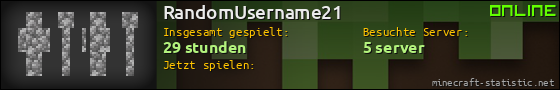 Benutzerleisten 560x90 für RandomUsername21