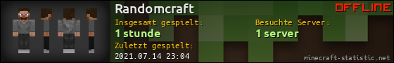 Benutzerleisten 560x90 für Randomcraft