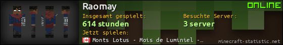 Benutzerleisten 560x90 für Raomay