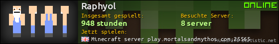Benutzerleisten 560x90 für Raphyol