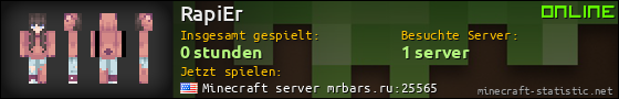 Benutzerleisten 560x90 für RapiEr