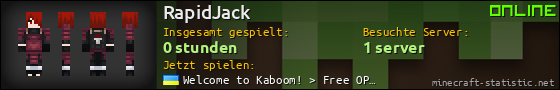 Benutzerleisten 560x90 für RapidJack
