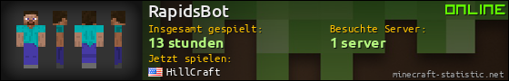 Benutzerleisten 560x90 für RapidsBot