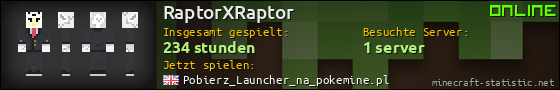 Benutzerleisten 560x90 für RaptorXRaptor