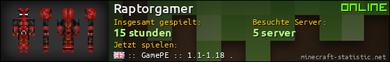 Benutzerleisten 560x90 für Raptorgamer