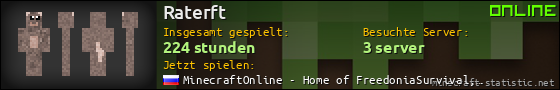 Benutzerleisten 560x90 für Raterft