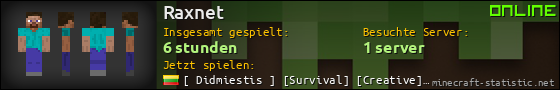 Benutzerleisten 560x90 für Raxnet