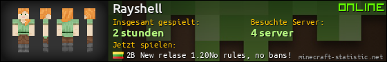 Benutzerleisten 560x90 für Rayshell