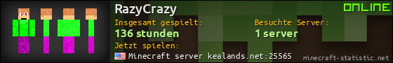 Benutzerleisten 560x90 für RazyCrazy