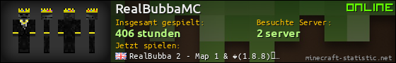 Benutzerleisten 560x90 für RealBubbaMC