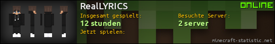 Benutzerleisten 560x90 für RealLYRICS