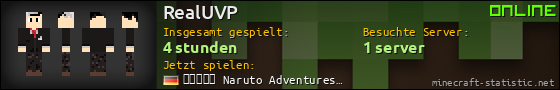 Benutzerleisten 560x90 für RealUVP