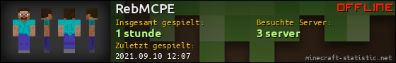 Benutzerleisten 560x90 für RebMCPE