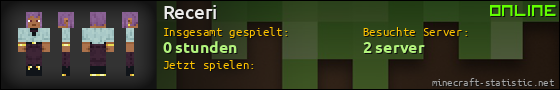 Benutzerleisten 560x90 für Receri