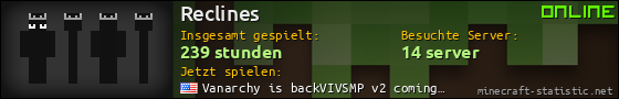 Benutzerleisten 560x90 für Reclines