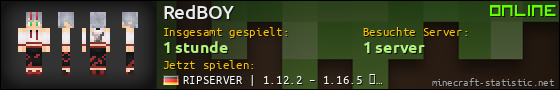 Benutzerleisten 560x90 für RedBOY