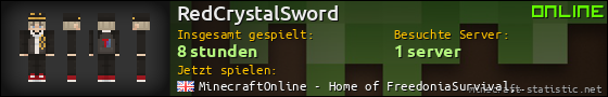 Benutzerleisten 560x90 für RedCrystalSword