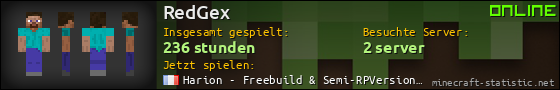 Benutzerleisten 560x90 für RedGex