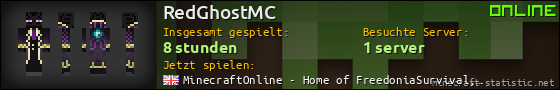 Benutzerleisten 560x90 für RedGhostMC