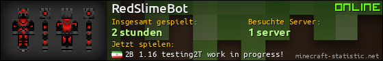 Benutzerleisten 560x90 für RedSlimeBot