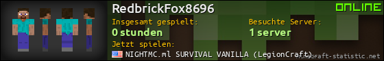 Benutzerleisten 560x90 für RedbrickFox8696