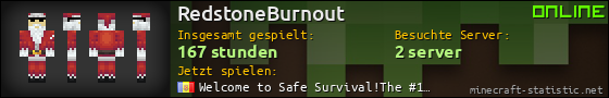 Benutzerleisten 560x90 für RedstoneBurnout