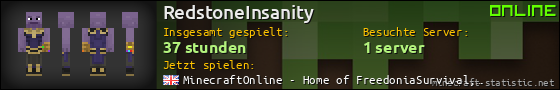 Benutzerleisten 560x90 für RedstoneInsanity