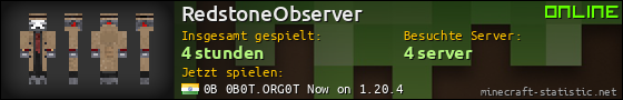 Benutzerleisten 560x90 für RedstoneObserver