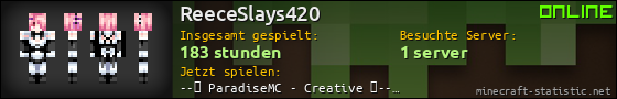 Benutzerleisten 560x90 für ReeceSlays420