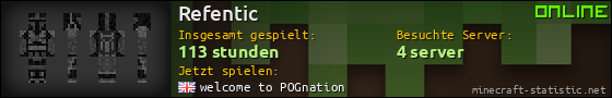 Benutzerleisten 560x90 für Refentic