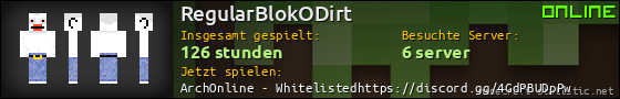 Benutzerleisten 560x90 für RegularBlokODirt