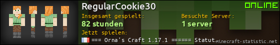 Benutzerleisten 560x90 für RegularCookie30